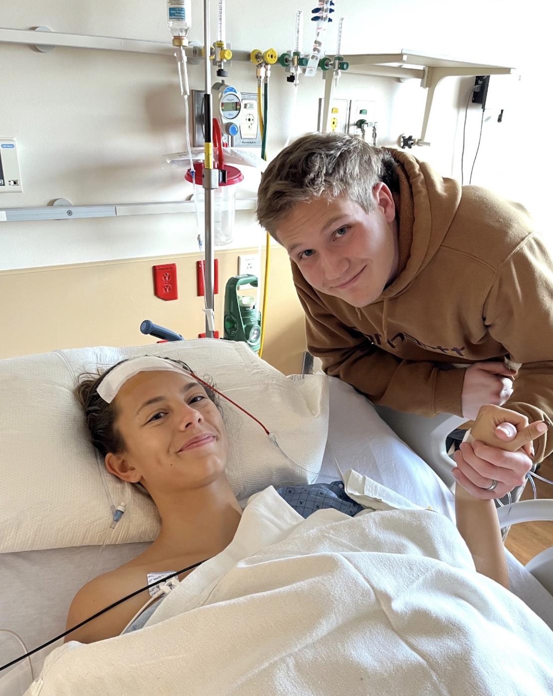 Alex Perry, 22, has terminal brain cancer. She said she is 'Lifting the odds' by running marathons, lifting weights and going to nursing school.
She ran her first marathon while on radiation and chemotherapy and will be running the St. George Marathon next month.