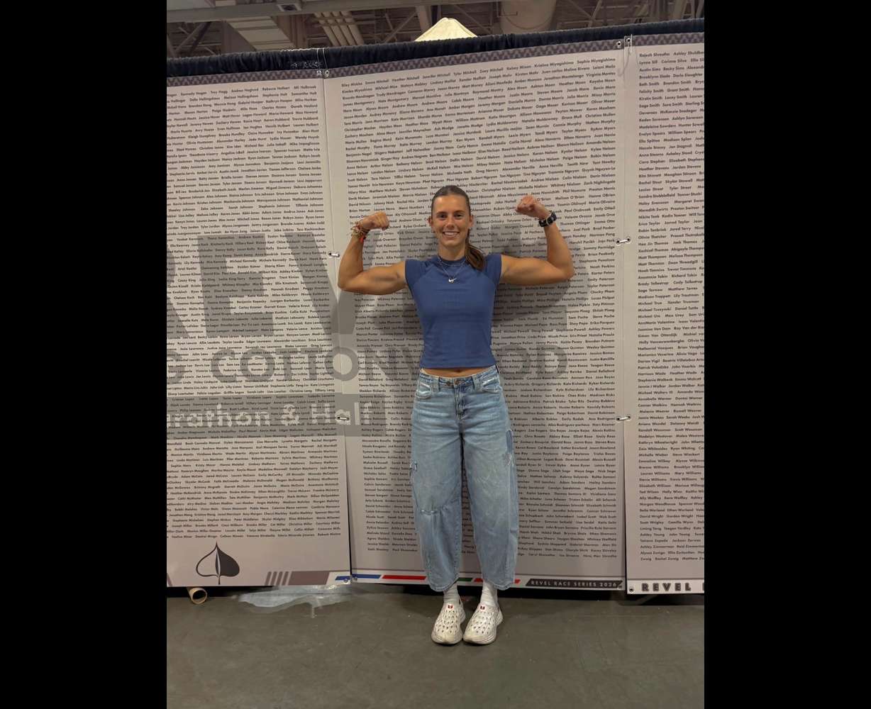 Alex Perry, 22, has terminal brain cancer. She said she is 'Lifting the odds' by running marathons, lifting weights and going to nursing school.
She ran her first marathon while on radiation and chemotherapy and will be running the St. George Marathon next month.