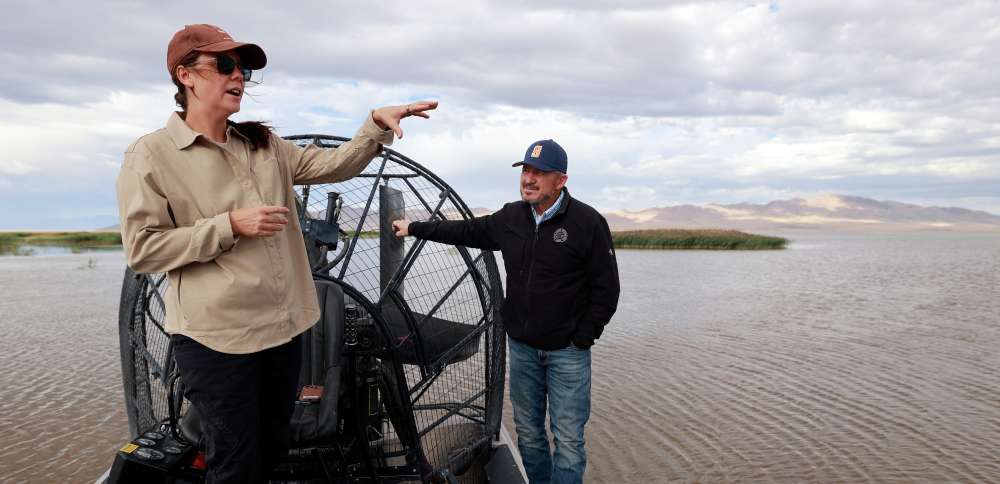 'Seeing is believing': Utah senators tour Great Salt Lake as they look at ways to protect it