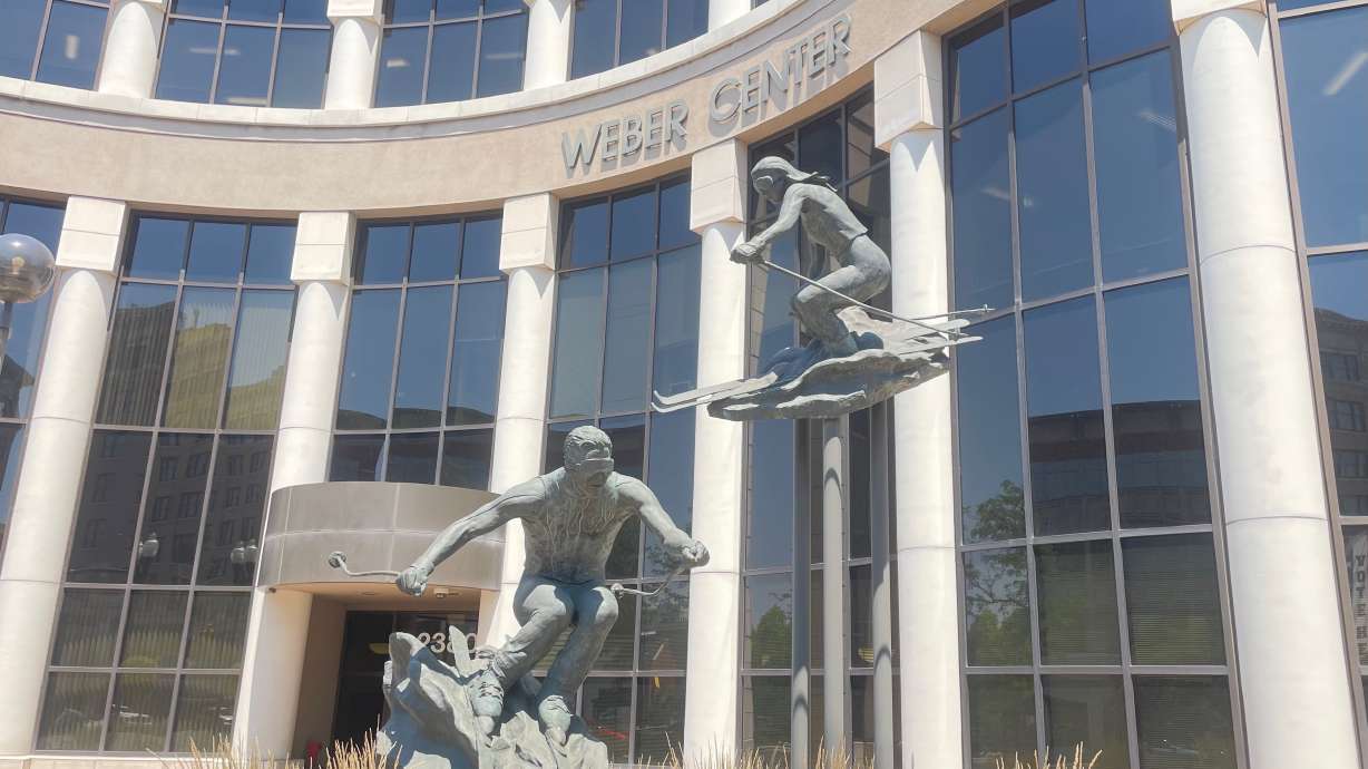 A 0.2 percentage point sales tax hike taking effect on Oct. 1 in Weber County will generate an extra $13.1 million a year. The photo shows the Weber Center in Ogden, the seat of county government, on June 23.