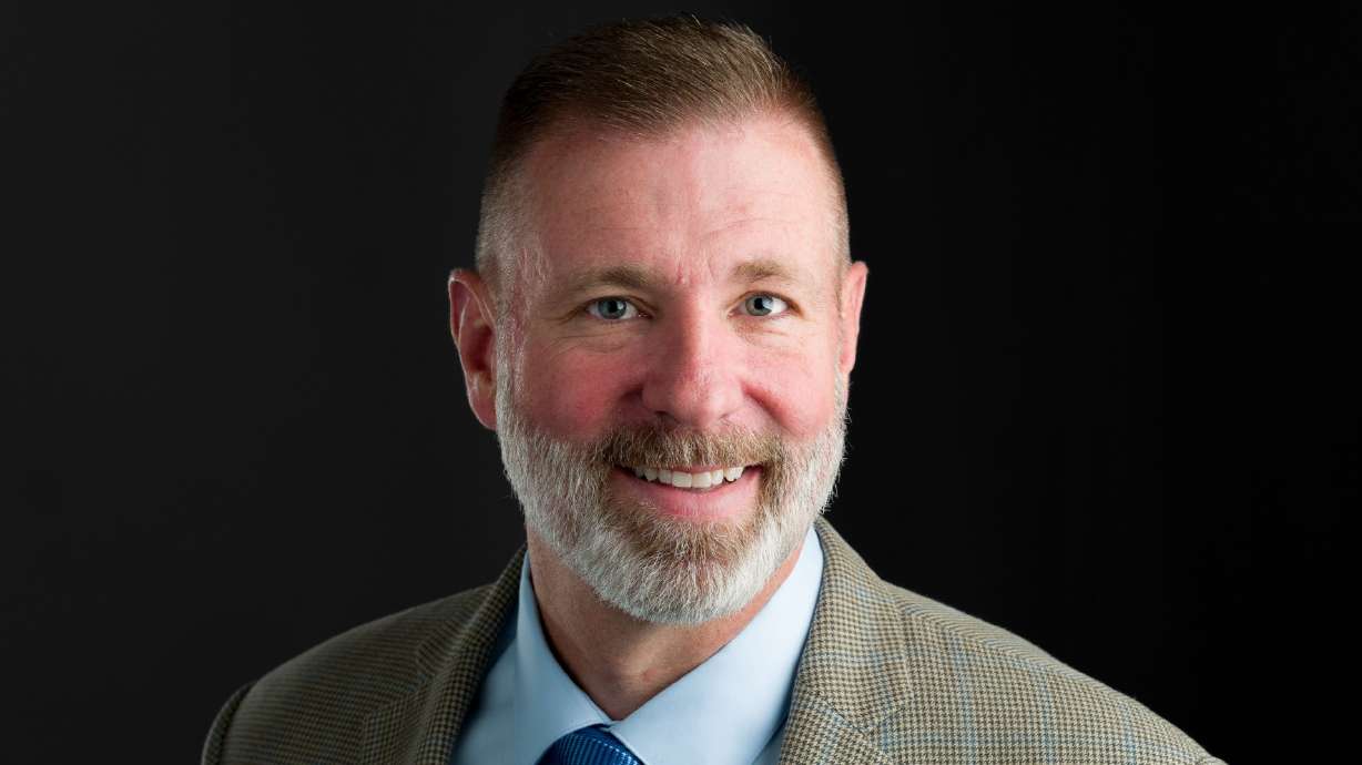 Justen Smith, newly named vice president of USU Extension. After a nationwide search, USU President Brad Mortensen named Smith to the position.