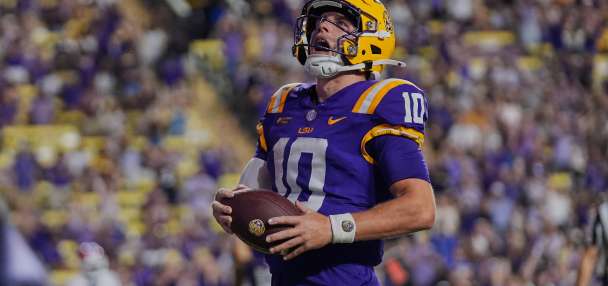 LSU QB Sam Leavitt upgraded to 'questionable' on the SEC injury report for the Mississippi game
