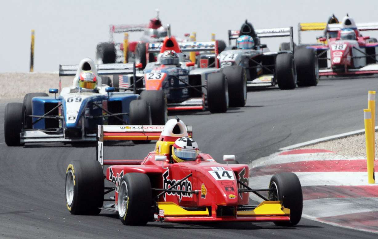 Adrian Carrio leads the Formula Mazda Race Saturday at Miller Motorsports Park on July 15, 2006. Utahns aren't keen, unfortunately, of auto racing returning to Beehive State, according to a new Deseret News poll.