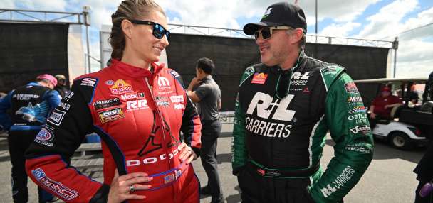 Leah Pruett is stepping away from NHRA to focus on having a second child with Tony Stewart