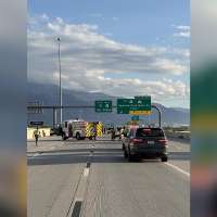 Motorcyclist critically injured after collision with SUV on I-15