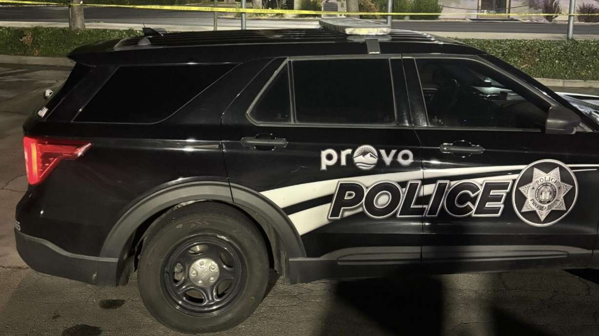 Two Provo police officers shot and killed a man Saturday night after responding to a report of a domestic violence assault in public, according to the Provo Police Department.