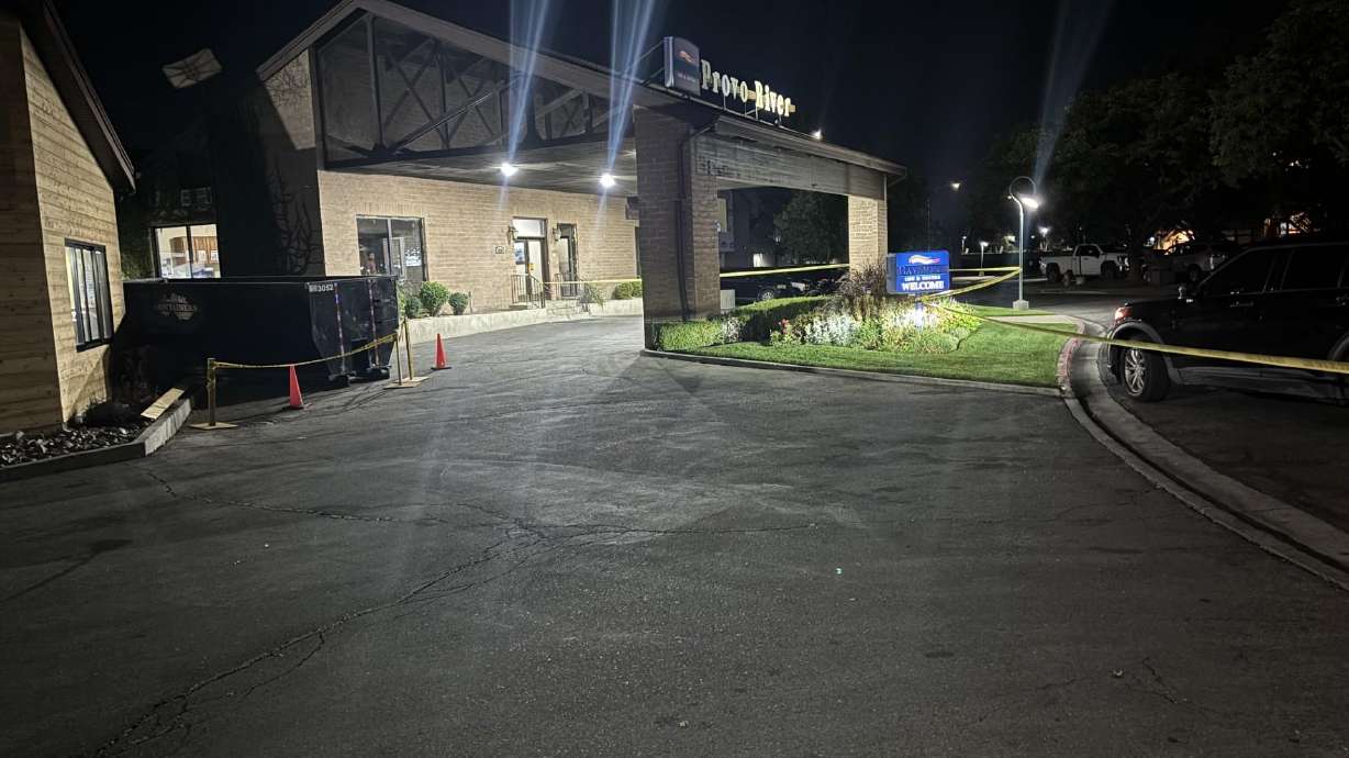 Two Provo police officers shot and killed a man Saturday, Sept. 19, 2026, after responding to a report of a domestic violence assault in public, according to the Provo Police Department.