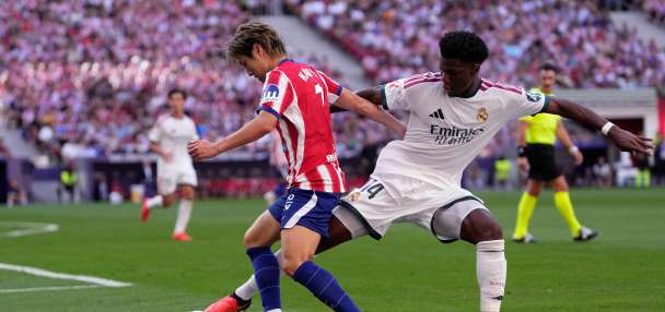 Atletico Madrid beats 10-man Real Madrid 2-1 in derby, Man City outlasts Sunderland in England