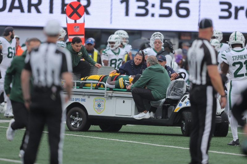 Packers WR Jayden Reed (neck) in hospital overnight but 'doing much better'