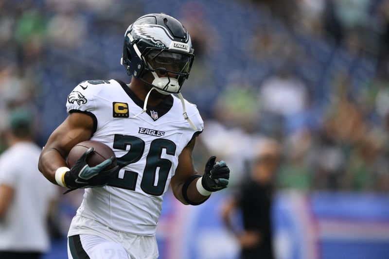 Eagles RB Saquon Barkley (stinger), TE Dallas Goedert (knee) hurt vs. Titans