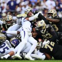 Tyler Shough and the Saints produce two big drives at the end to topple the Ravens 24-17