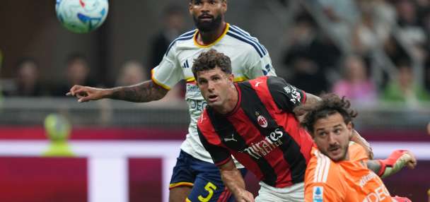 US star Christian Pulisic makes his first start and scores first goal of the season with AC Milan