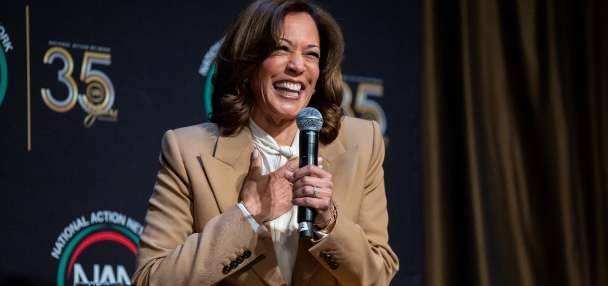 Kamala Harris launches into the 2026 midterms as her 2028 decision looms