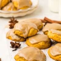A maple glaze will make this pumpkin cookie your new fall staple
