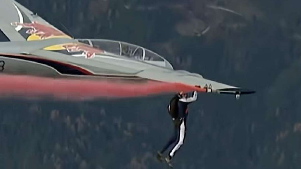 Red Bull posted a compilation of daring new ways to board a plane, including going from one to the other while thousands of feet in the air.