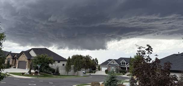Davis County students run for shelter during hail storm, tornado warning after early release