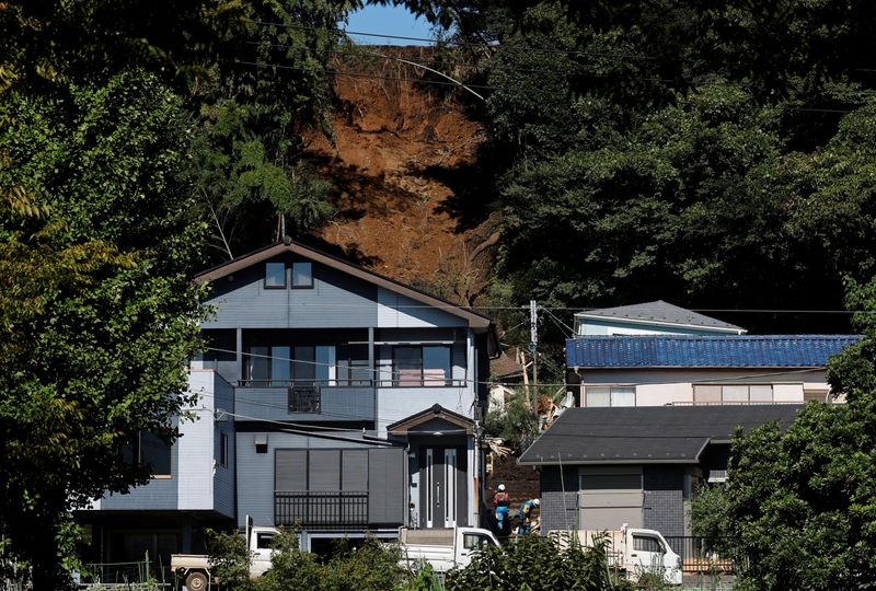 Torrential rains brought by Japan typhoon kill two, NHK says