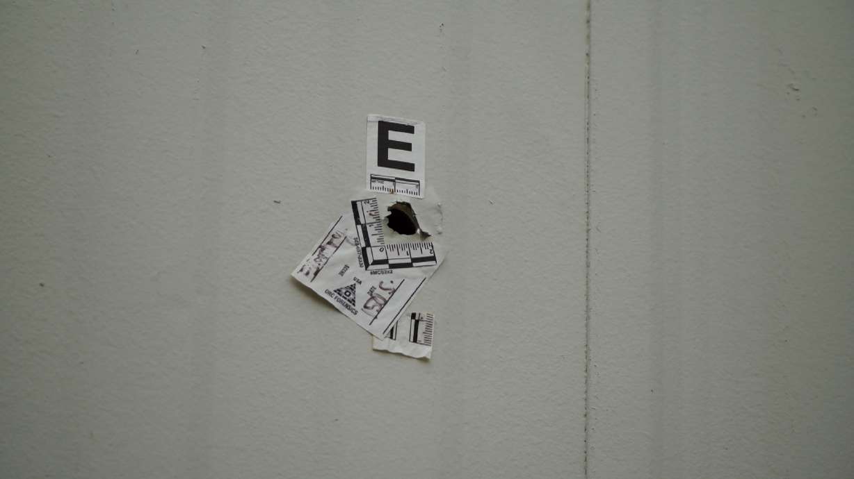 Bullet holes and evidence markers remain visible today, more than a year after the deadly incident in Hyrum. The incident left homes riddled with bullets. Some neighbors say they struggled to find financial help despite the trauma they endured.