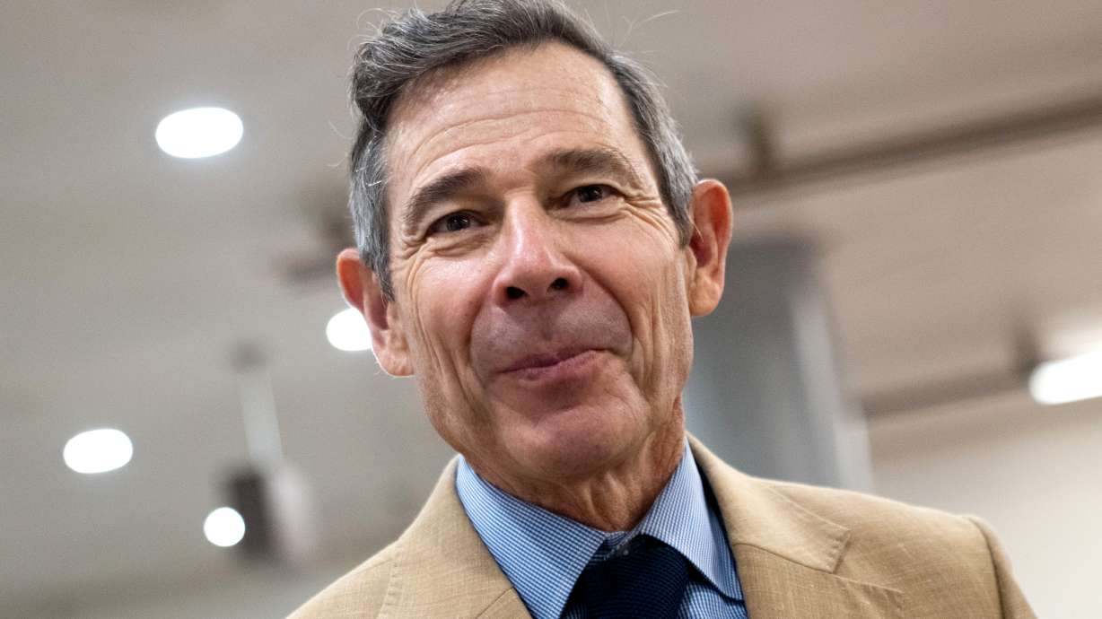 Sen. John Curtis, R-Utah, walks through the Capitol during votes in July 16. Curtis says he hasn’t heard yet from the Trump administration about his calls for an investigation into Donald Trump Jr.