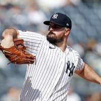 Rodón allows three hits in eight sharp innings as Yanks beat Rays 2-0 in doubleheader opener