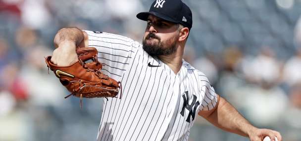 Rodón allows three hits in eight sharp innings as Yanks beat Rays 2-0 in doubleheader opener