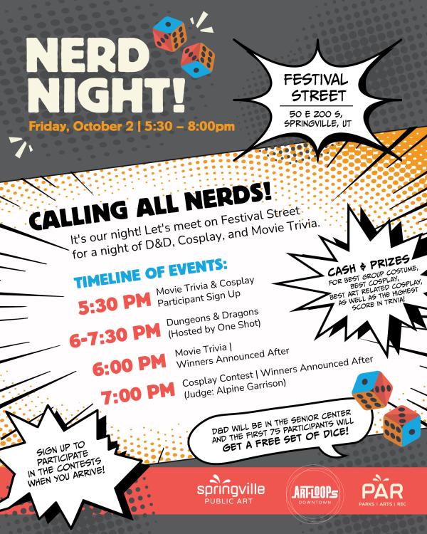 Art City Sidewalk Sessions: Nerd Night