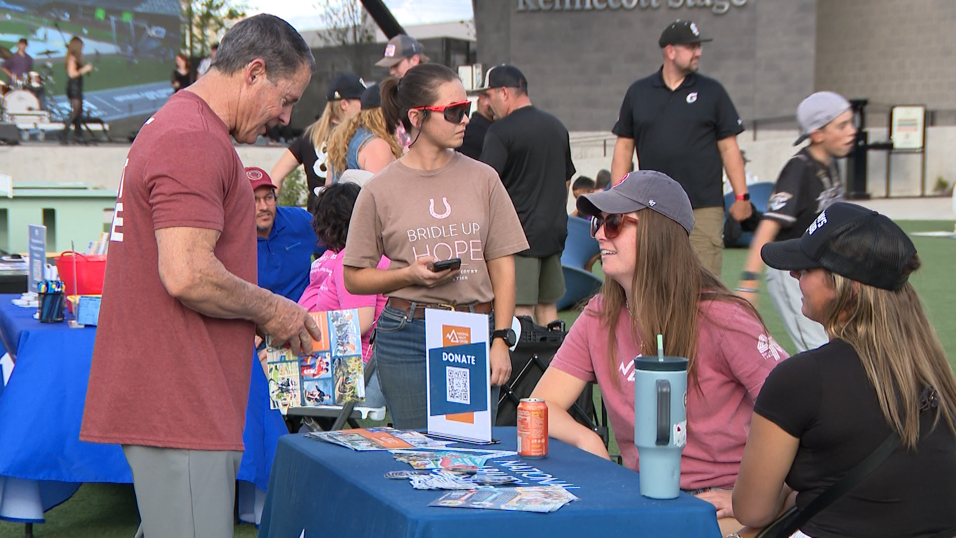 The Utah Youth Sports Giving Day campaign began Sept. 12 during a Salt Lake Bees game at America First Square in South Jordan.