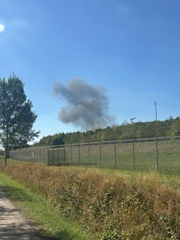 F-16 fighter jet crashes at US air base in western Germany