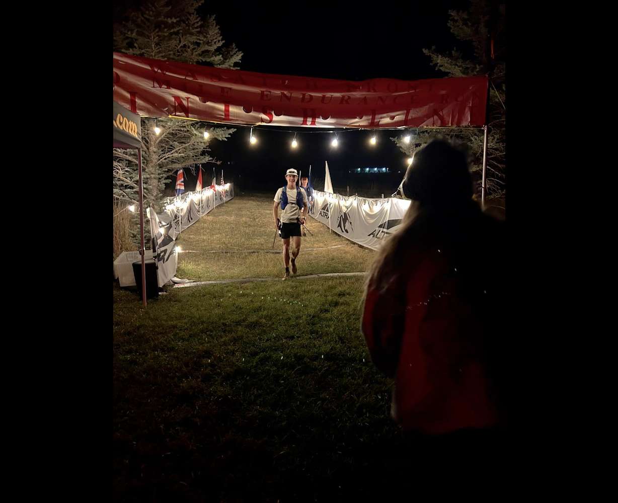 Keaton Larrabee, 22 placed third place in the 2026 Wasatch 100 Endurance Run. He ran it with his dad Cory Larrabee, 50, and older broth McKay Larrabee, 23.