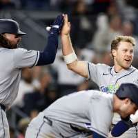 Rays clinch 5th AL East title with 6-1 victory at Yankee Stadium in 2nd game of doubleheader