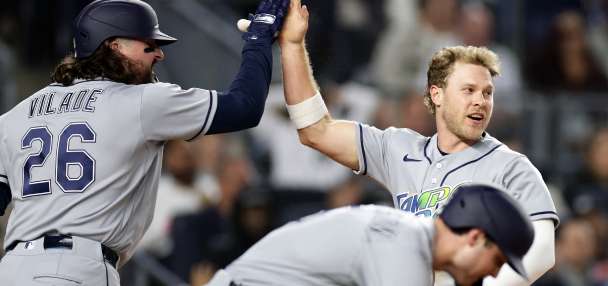 Rays clinch 5th AL East title with 6-1 victory at Yankee Stadium in 2nd game of doubleheader