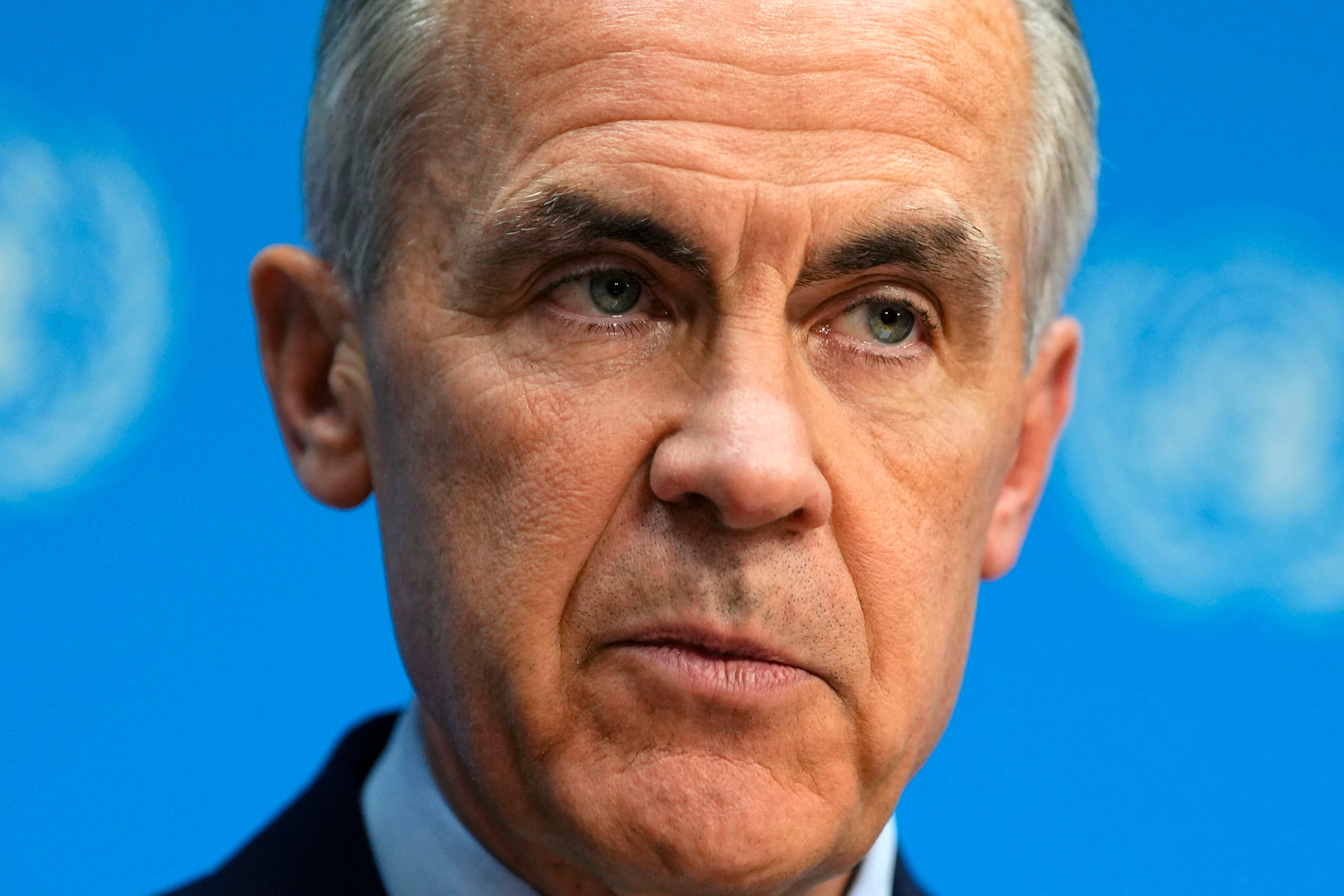 Canada Prime Minister Mark Carney speaks during a media availability at the United Nations General Assembly at the U.N. headquarters, Sept. 22. Carney has been increasingly going away from trading with the United States.