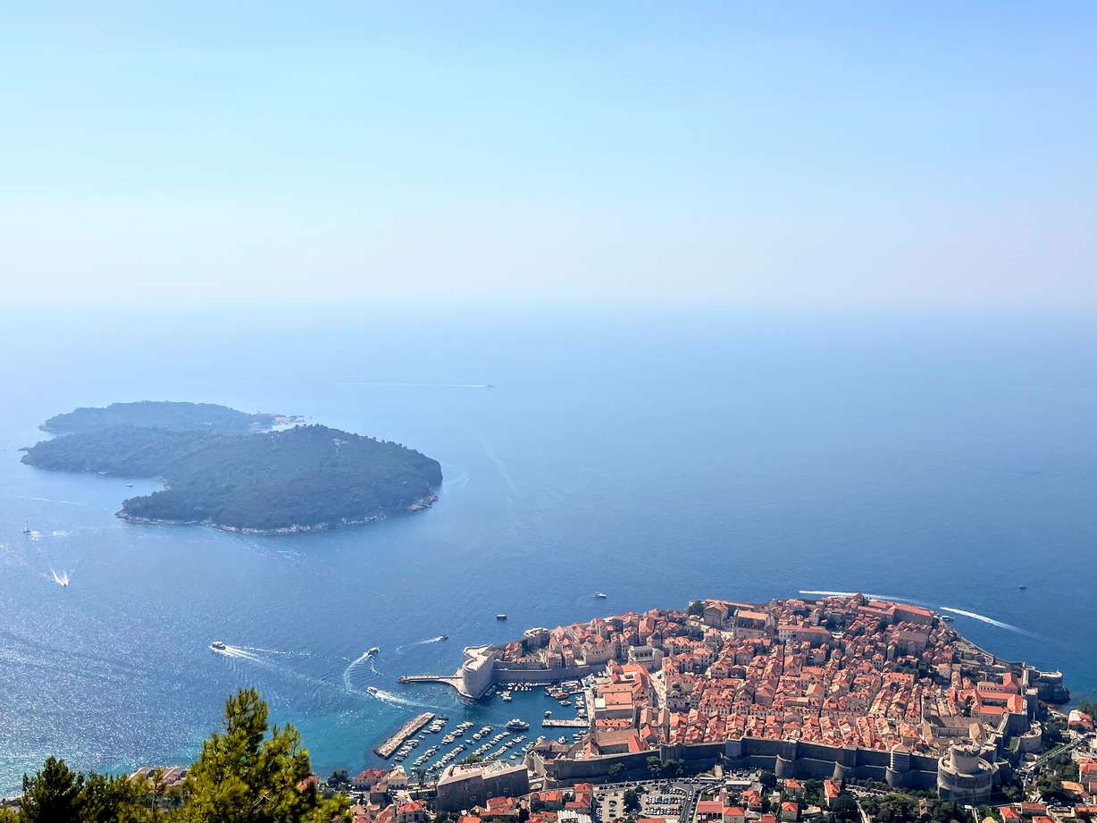 You can walk the city's walls for a unique view of Dubrovnik, but the best perspective comes from the cable car to Mount Srď above the city.