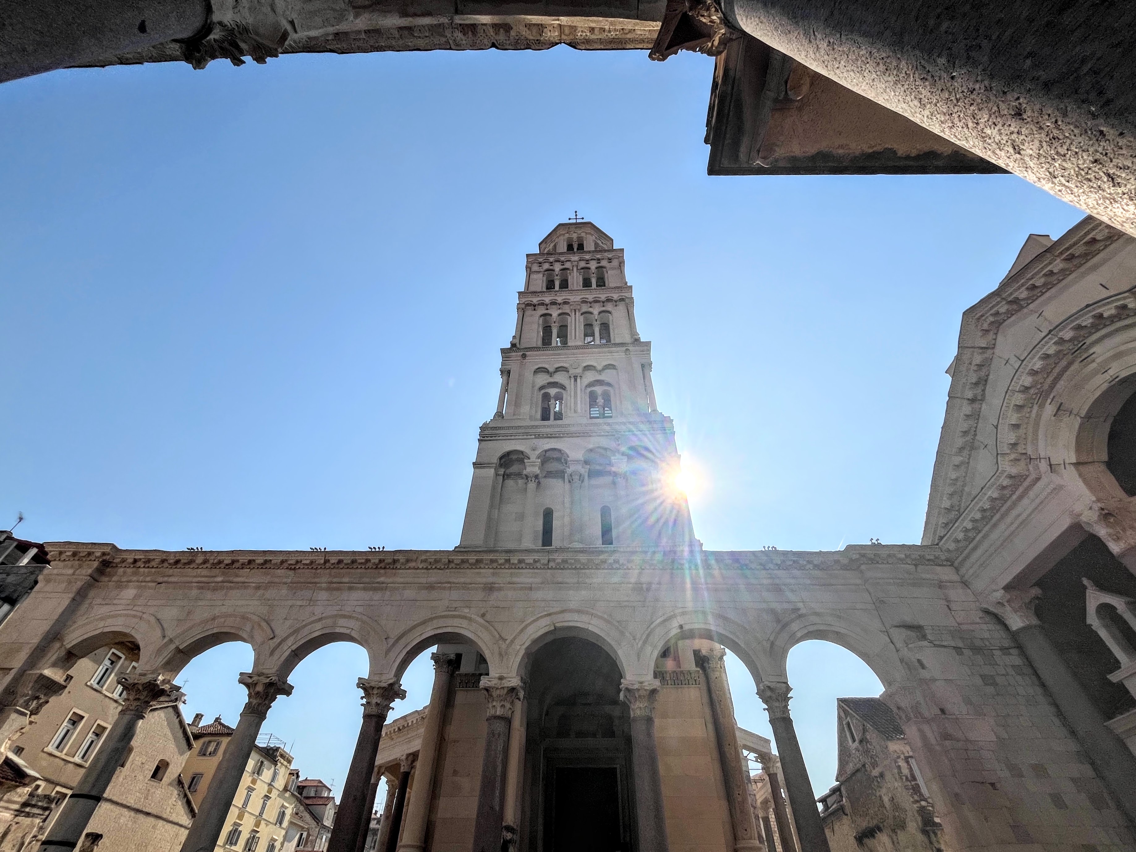 Much of Split's old town is built right into the ruins of Emperor Diocletian's palace.