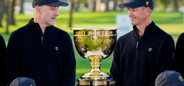 Adam Scott is playing in his 12th straight Presidents Cup and desperate to be on a winning team