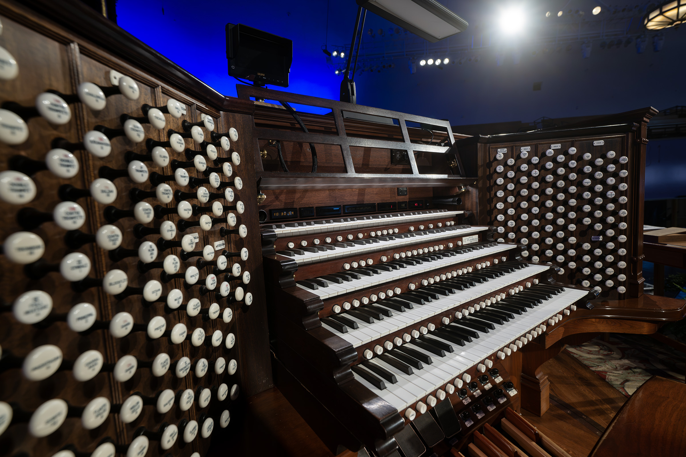The iconic organ in the Tabernacle on Temple Square in Salt Lake City on Sept. 22.