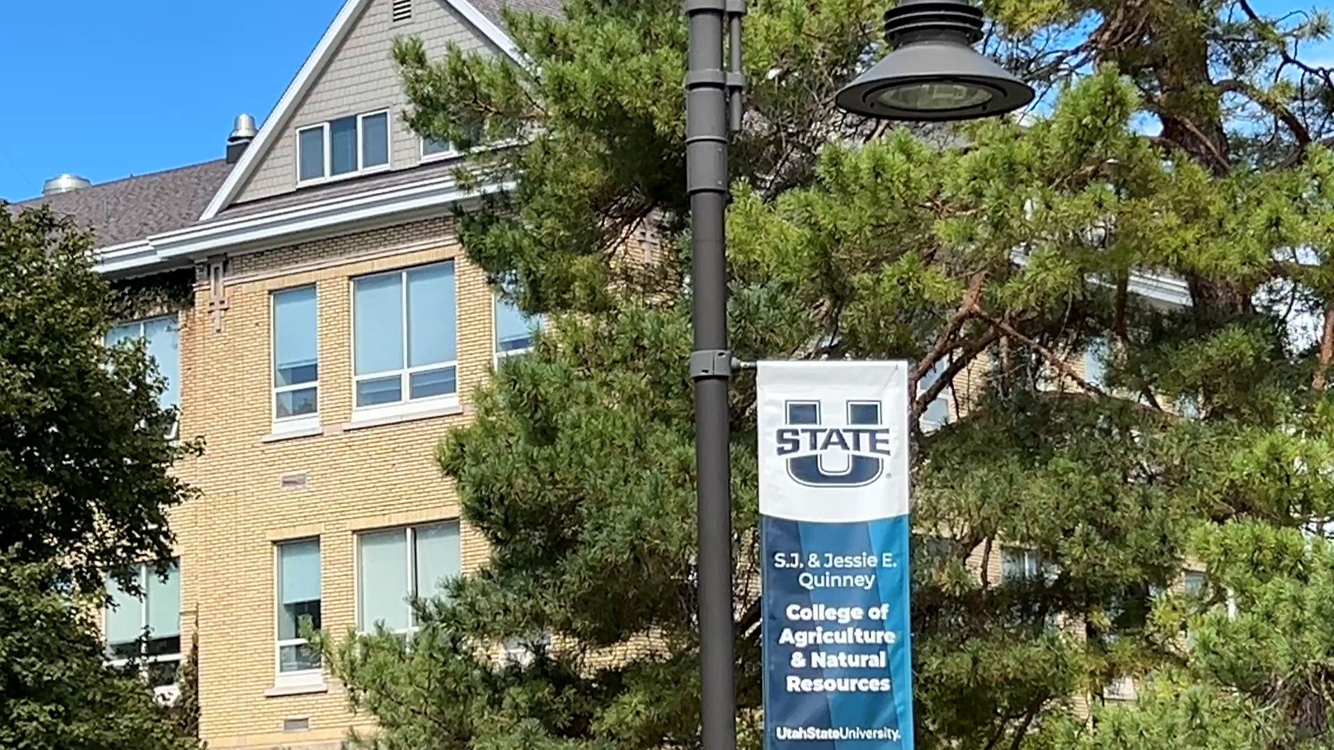 The campus at Utah State University.
