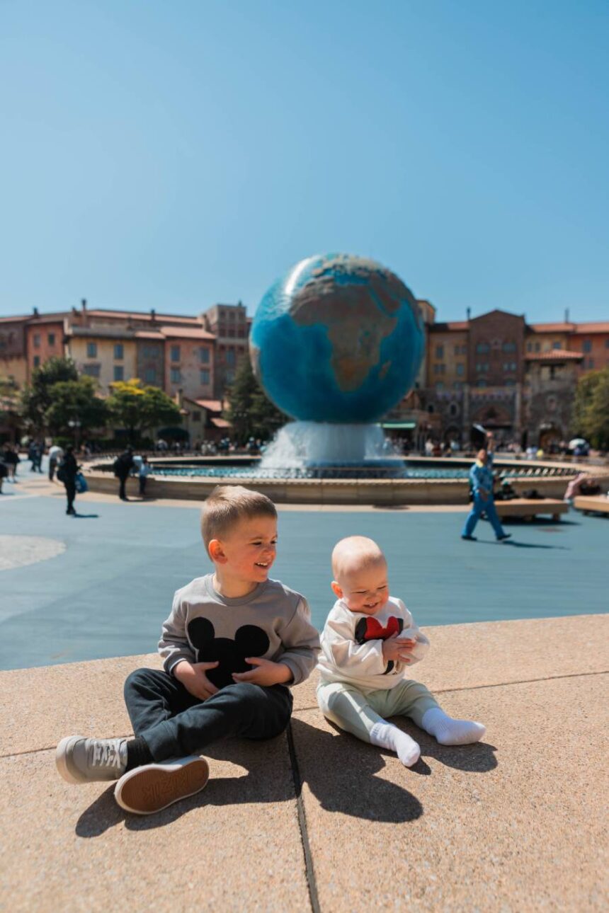 Briggs and Bootsie at Disneyland Tokyo in 2024.