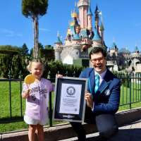 Idaho Falls toddler sets Guinness World Record as youngest to visit all Disney parks across the globe