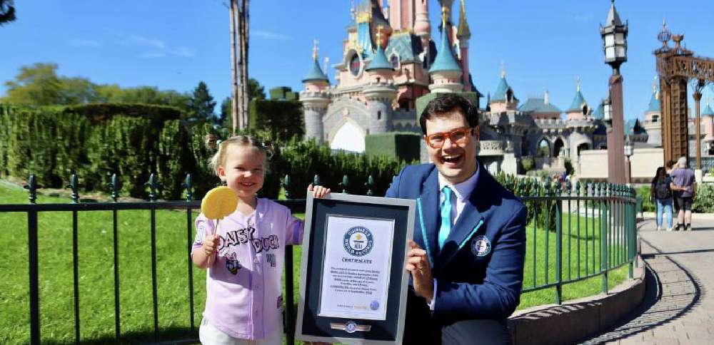 Idaho Falls toddler sets Guinness World Record as youngest to visit all Disney parks across the globe