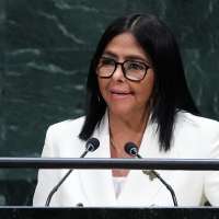 Venezuela's acting leader, at UN for first address, promises elections at the 'right moment'
