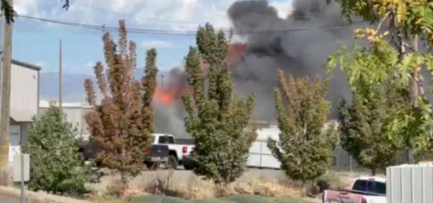 Firefighter injured while battling commercial structure fire in West Jordan