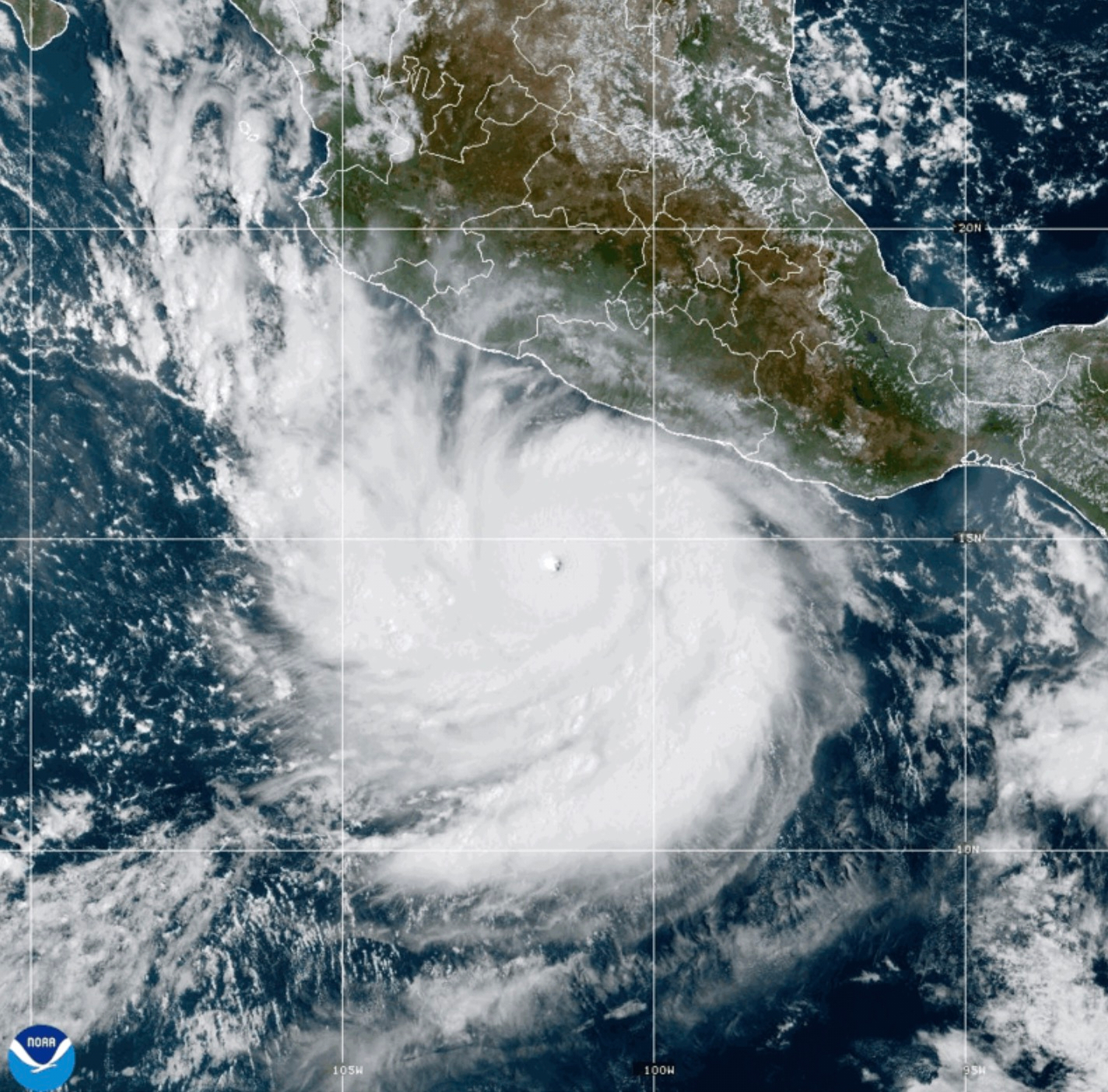 Powerful Hurricane Polo drenches Mexico's coast from offshore as Nolo nears Hawaii
