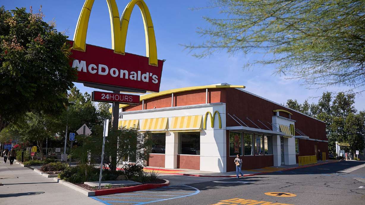 A McDonald's in Los Angeles in 2025.