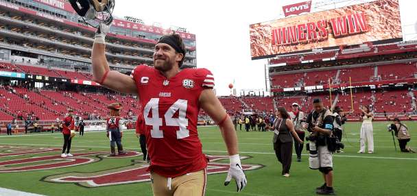Kyle Juszczyk gets fined for chugging celebration that NFL says was beer and he says was juice