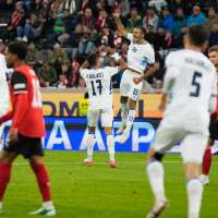 Israel player Sayed Abu Farchi sent off for goal celebration in Nations League