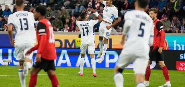 Israel player Sayed Abu Farchi sent off for goal celebration in Nations League