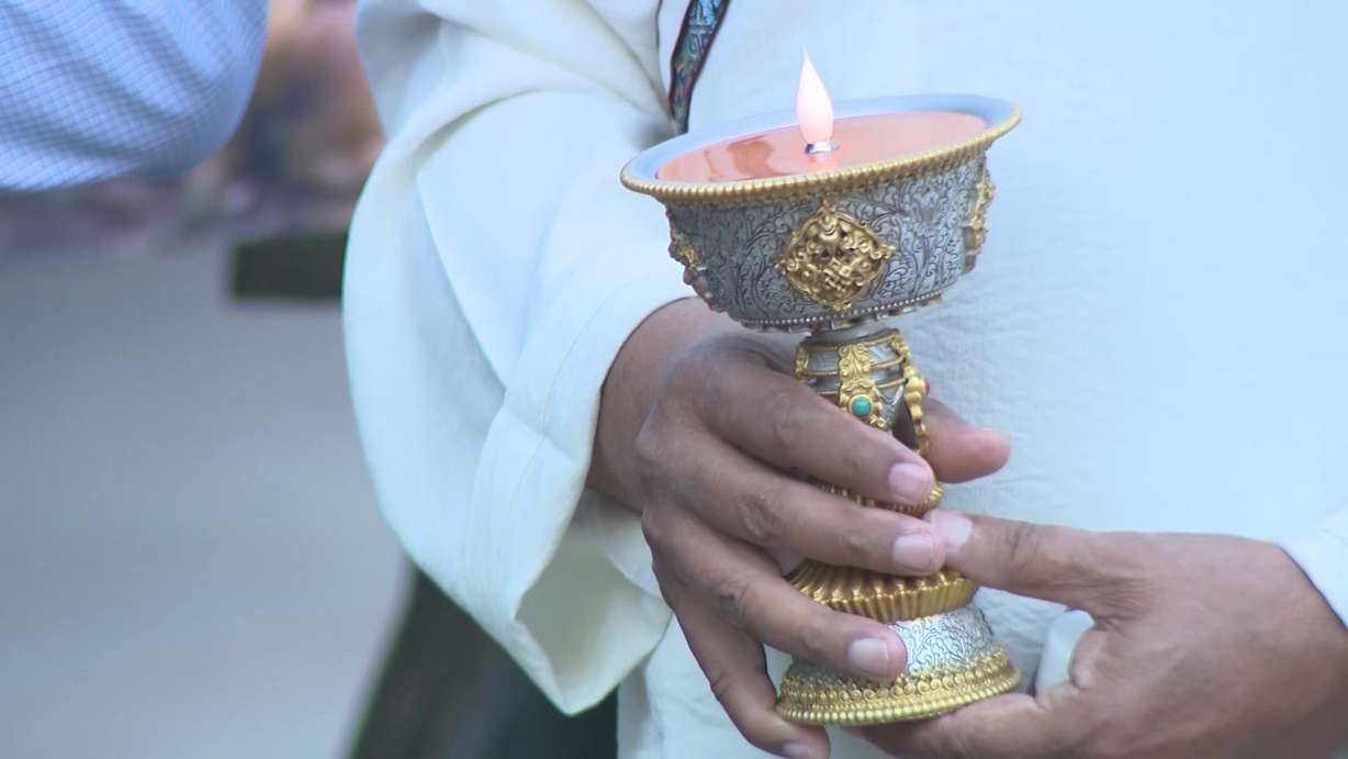Supporters of those impacted by flash flooding in Nepal and Tibet gathered in downtown Salt Lake City on Wednesday night, in part to call for more attention to the continuing devastation.