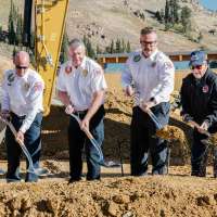 Powder Mountain, Weber Fire District break ground on mountaintop fire station