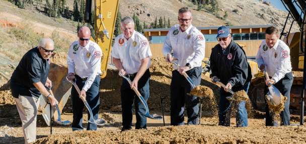 Powder Mountain, Weber Fire District break ground on mountaintop fire station